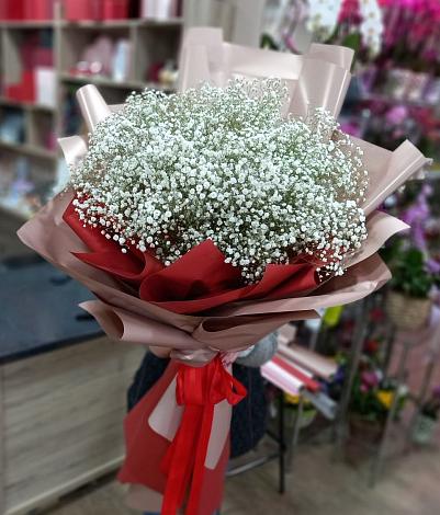 Букет цветов из: Гипсофила в Красные Ткачи