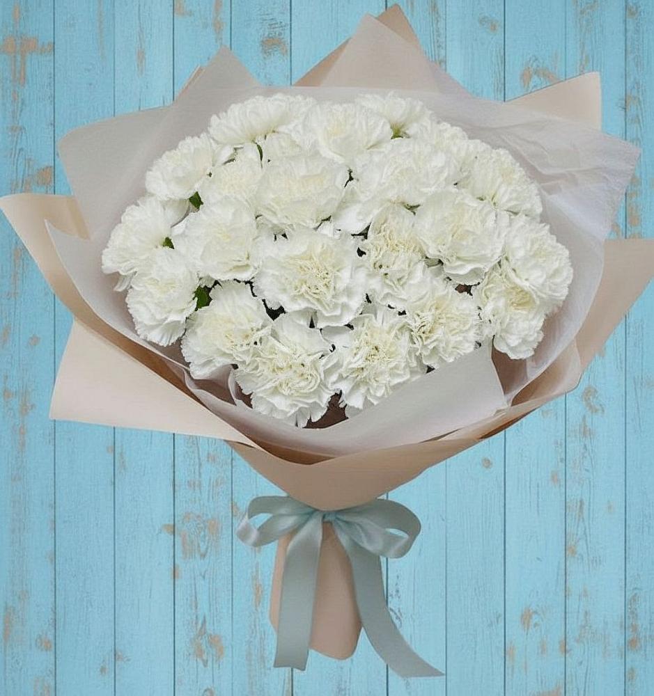 Букет цветов из: Гвоздики в Красные Ткачи