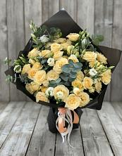 Букет цветов из:  Розы и Лизиантусы в Красные Ткачи