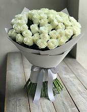Букет 35 Белых роз в Красные Ткачи
