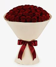 Букет 101 Бордовая роза Блэк Бакарра в Красные Ткачи