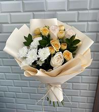 Букет цветов из:  Розы и Хризантемы в Красные Ткачи