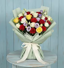 Букет цветов из:  Розы в Красные Ткачи
