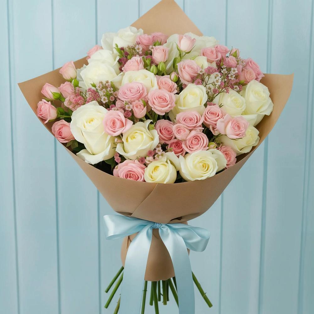 Букет цветов из: Розы в Красные Ткачи