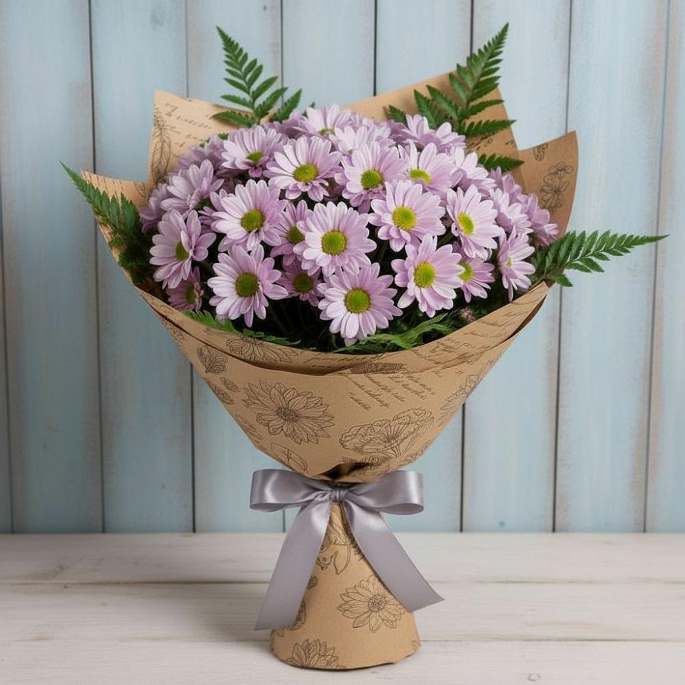 Букет цветов из: Хризантемы в Красные Ткачи