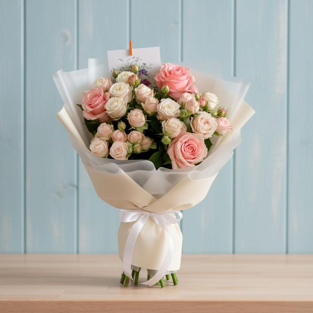 Букет цветов из: Розы в Красные Ткачи