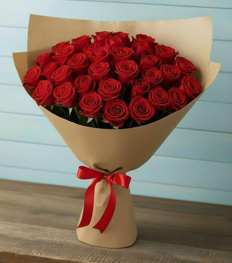 Букет Красные розы Милано в Красные Ткачи