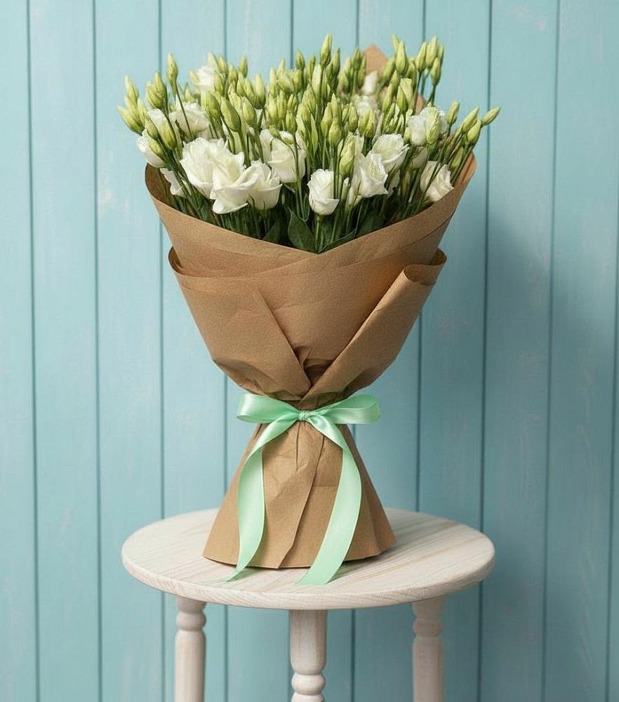 Букет цветов из: Лизиантусы в Красные Ткачи