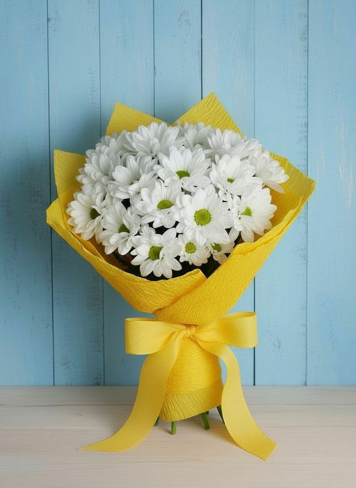 Букет цветов из: Хризантемы в Красные Ткачи