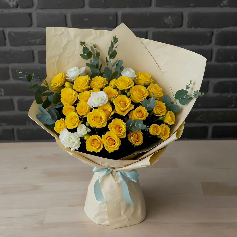 Букет цветов из: Розы в Красные Ткачи