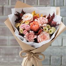 Букет цветов из:  Гвоздики, Хризантемы и Розы в Красные Ткачи