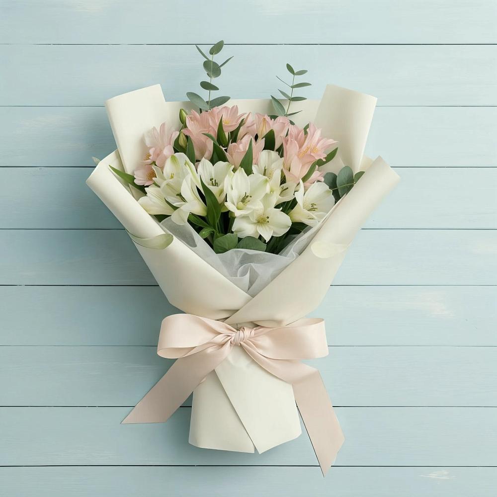 Букет цветов из: Альстромерии в Красные Ткачи