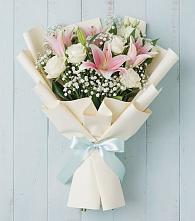 Букет цветов из:  Лилии в Красные Ткачи