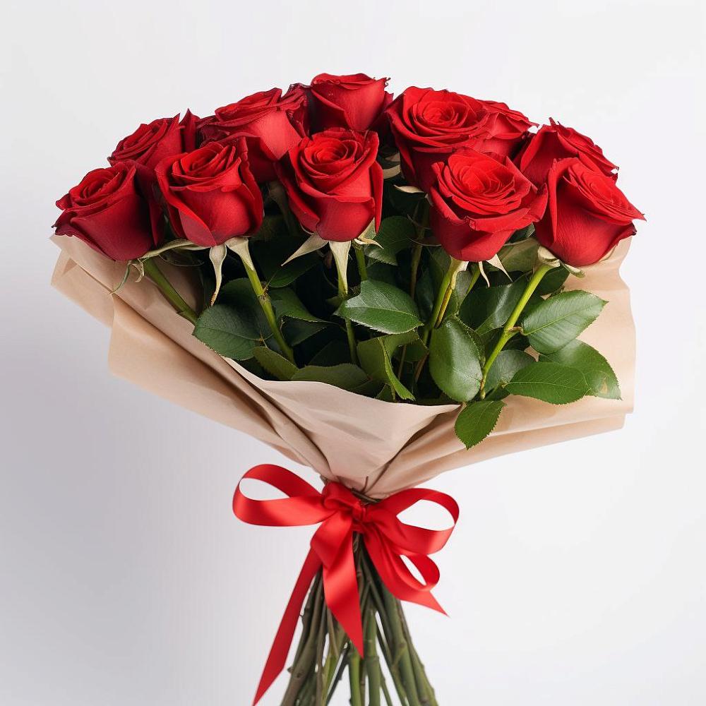 Букет 11 Красных роз Эдлесс Лав в Красные Ткачи