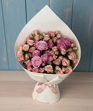 Букет цветов из:  Розы #REPLACE_PRED# Красные Ткачи